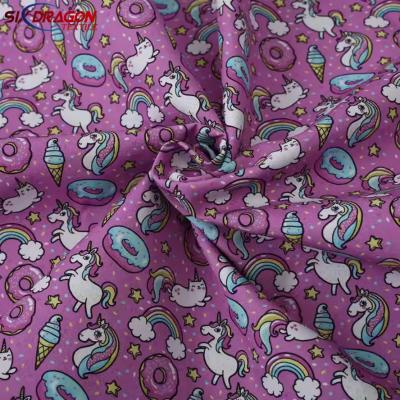 Floral Print Duck Cloth Fabric | Pre-Shrunk Durable Upholstery Material Sixdragon Textile