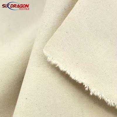 Natural Cotton Canvas Fabric Wholesale | GOTS-Certified Bulk Orders | Custom Widths & Weight (4oz-16oz) 