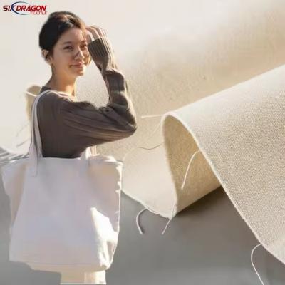 Unbleached Cotton Canvas Fabric | Natural Undyed Heavy-Duty Material Sixdragon Textile